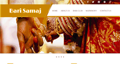 Desktop Screenshot of barisamaj.in